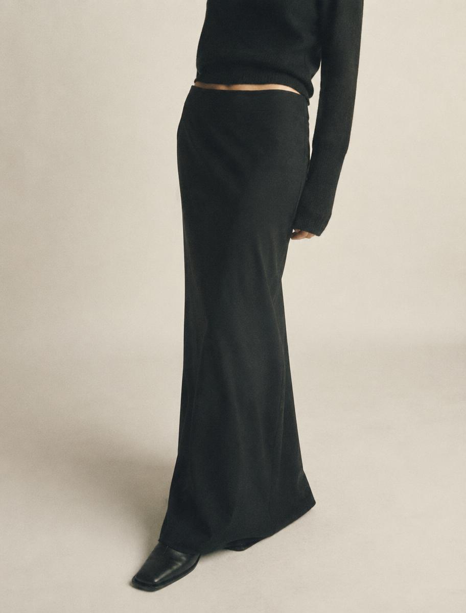 Silk Shirt Dress — front view