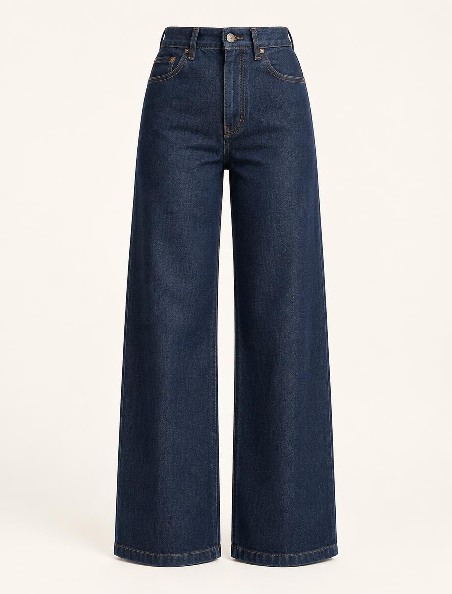 Wide-Leg Rigid Jean — front view